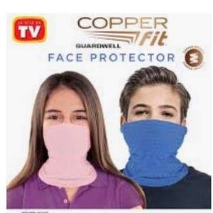 2 Copper Fit Guardwell Youth Face Protector
